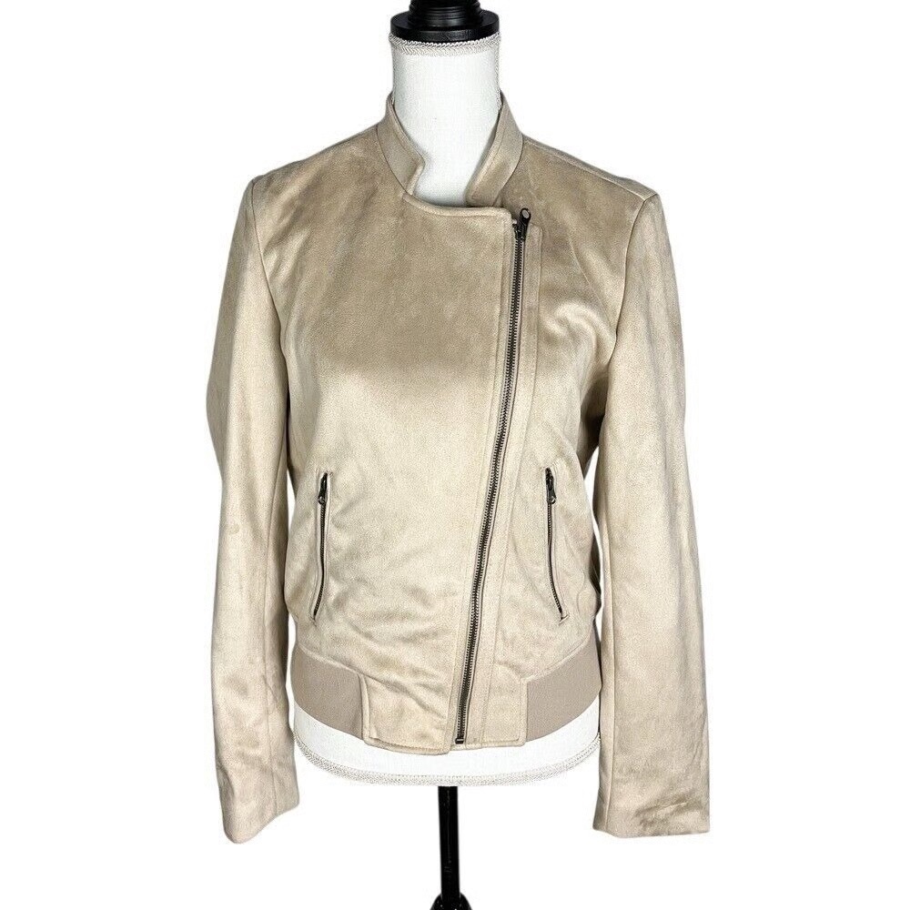 Banana Republic Women's Cream Bomber Jacket